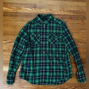 Polo Ralph Lauren Green Plaid Shirt - size XL